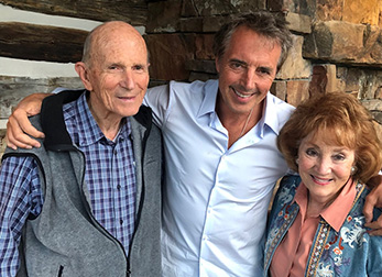 Dr. Kenneth and Millie Cooper with Blue Zones' Dan Buettner
