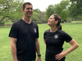 husband and wife personal trainer couple