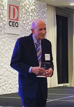 Dr. Cooper receives D CEO Excellence in Healthcare Lifetime Achievement Award