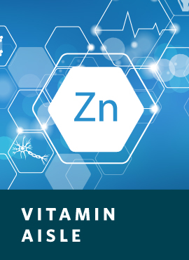 zinc bottle and supplements