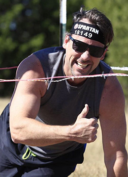 Roger Cooper competing in Dallas Spartan obstacle race