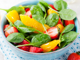 spinach salad with fruit
