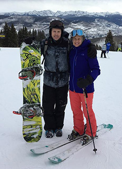 Christian and Alicia in Beaver Creek