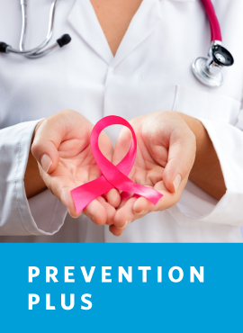 doctor holding pink ribbon in hands
