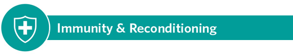 Immunity and Reconditioning - icon with dark teal banner