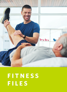 physical therapist with client
