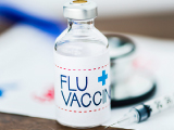 flu vaccination bottle