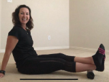 trainer foam rolling at home