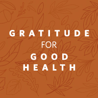 Gratitude for Good Health campaign logo