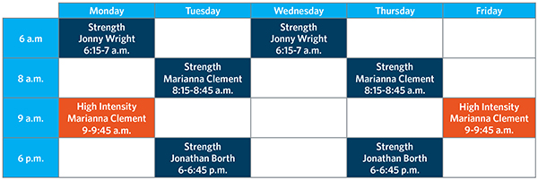 SGT class schedule